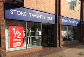 Store Twenty One